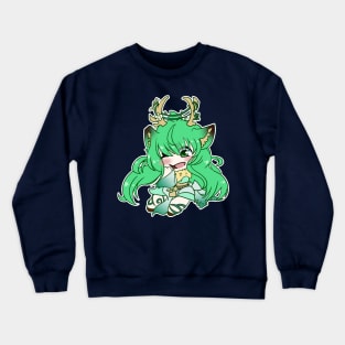 Haruka Vtuber Vshojo Chibi Crewneck Sweatshirt